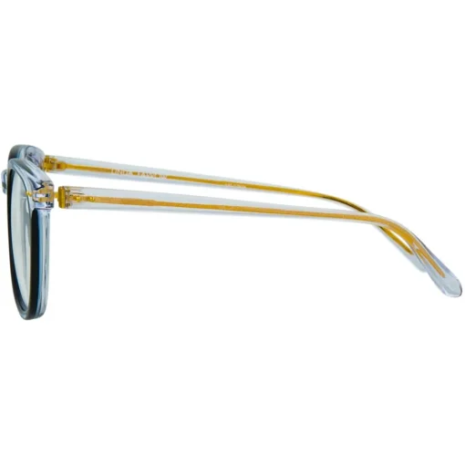 Linda Farrow Sunglasses & Eyewear-- 178 C16 D-Frame Optical - Clear & Black - Eyewear - Avvenice