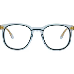 Linda Farrow Sunglasses & Eyewear-- 178 C16 D-Frame Optical - Clear & Black - Eyewear - Avvenice