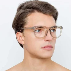 Linda Farrow Sunglasses & Eyewear-- 712 C15 D-Frame Optical - Truffle - Eyewear - Avvenice