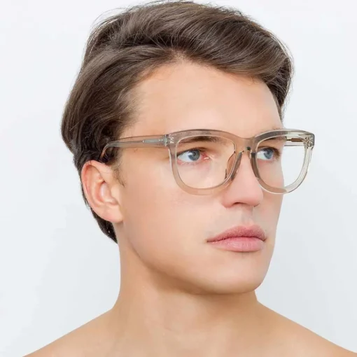 Linda Farrow Sunglasses & Eyewear-- 712 C15 D-Frame Optical - Truffle - Eyewear - Avvenice