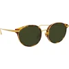Linda Farrow Sunglasses & Eyewear-- 911 C2 D-Frame Sunglasses - Tortoiseshell - Eyewear - Avvenice