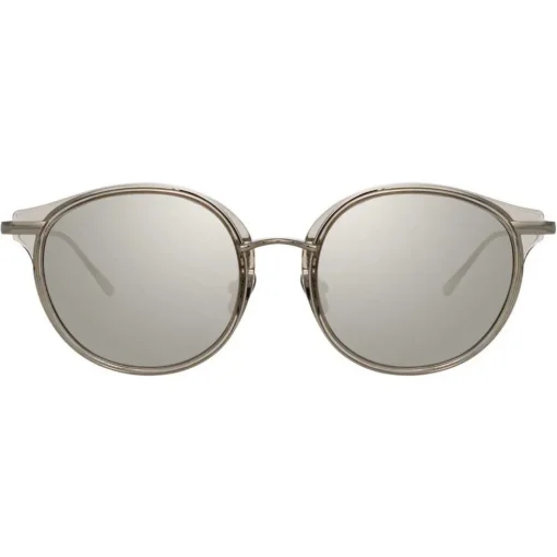 Linda Farrow Sunglasses & Eyewear-- 911 C5 D-Frame Sunglasses - Truffle - Eyewear - Avvenice