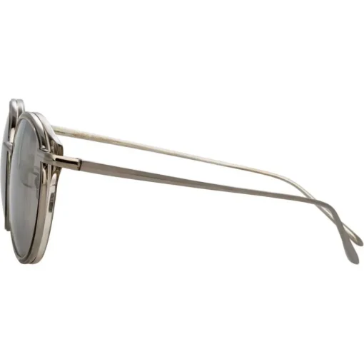 Linda Farrow Sunglasses & Eyewear-- 911 C5 D-Frame Sunglasses - Truffle - Eyewear - Avvenice