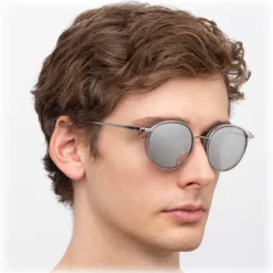 Linda Farrow Sunglasses & Eyewear-- 911 C5 D-Frame Sunglasses - Truffle - Eyewear - Avvenice