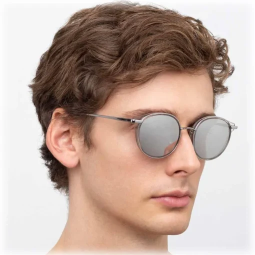 Linda Farrow Sunglasses & Eyewear-- 911 C5 D-Frame Sunglasses - Truffle - Eyewear - Avvenice