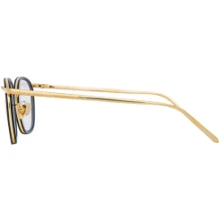 Linda Farrow Sunglasses & Eyewear-- 562 C8 Oval Optical Frames - Black - Eyewear - Avvenice