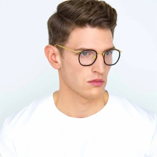 Linda Farrow Sunglasses & Eyewear-- 562 C8 Oval Optical Frames - Black - Eyewear - Avvenice