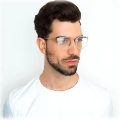 Linda Farrow Sunglasses & Eyewear-- 251 C56 Oval Optical Frames - Milky Peach - Eyewear - Avvenice