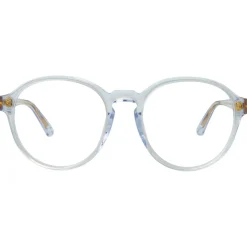 Linda Farrow Sunglasses & Eyewear-- 40 C26 Oval Optical Frames - Clear and Milky Pink - Eyewear - Avvenice