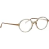 Linda Farrow Sunglasses & Eyewear-- 530 C4 Oval Optical Frames - Ash - Eyewear - Avvenice