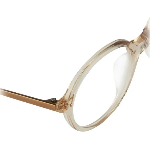 Linda Farrow Sunglasses & Eyewear-- 530 C4 Oval Optical Frames - Ash - Eyewear - Avvenice