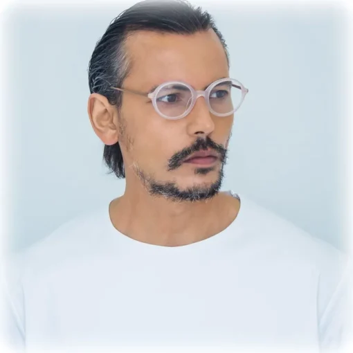 Linda Farrow Sunglasses & Eyewear-- 530 C4 Oval Optical Frames - Ash - Eyewear - Avvenice