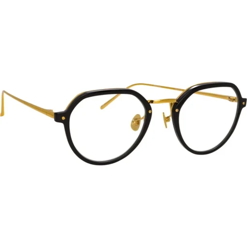 Linda Farrow Sunglasses & Eyewear-- 717 C6 Oval Optical Frames - Black - Eyewear - Avvenice