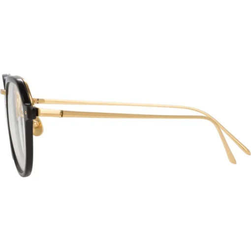Linda Farrow Sunglasses & Eyewear-- 717 C6 Oval Optical Frames - Black - Eyewear - Avvenice