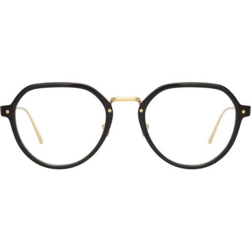 Linda Farrow Sunglasses & Eyewear-- 717 C6 Oval Optical Frames - Black - Eyewear - Avvenice