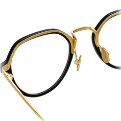 Linda Farrow Sunglasses & Eyewear-- 717 C6 Oval Optical Frames - Black - Eyewear - Avvenice