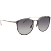 Linda Farrow Sunglasses & Eyewear-- 251 C41 Oval Sunglasses - Grey Marble - Eyewear - Avvenice