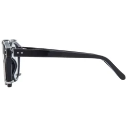 Linda Farrow Sunglasses & Eyewear-- 569 C2 Oval Sunglasses - Black - Eyewear - Avvenice