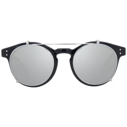 Linda Farrow Sunglasses & Eyewear-- 569 C2 Oval Sunglasses - Black - Eyewear - Avvenice