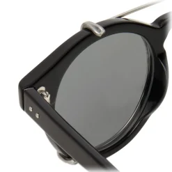 Linda Farrow Sunglasses & Eyewear-- 569 C2 Oval Sunglasses - Black - Eyewear - Avvenice