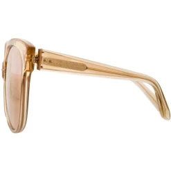 Linda Farrow Sunglasses & Eyewear-- 651 C5 Oversized Sunglasses - Ash - Eyewear - Avvenice