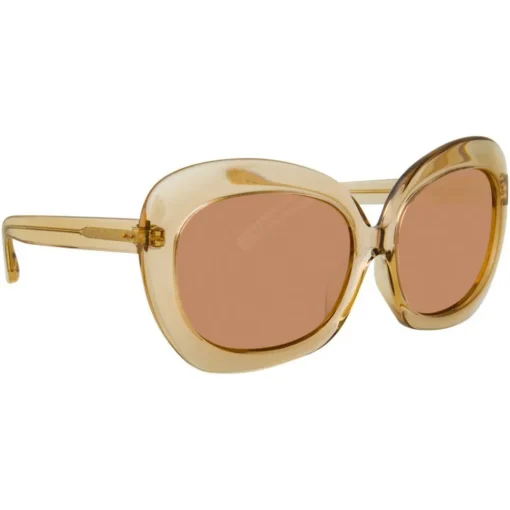 Linda Farrow Sunglasses & Eyewear-- 600 C5 Oversized Sunglasses - Ash - Eyewear - Avvenice