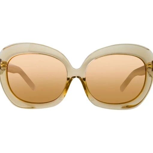 Linda Farrow Sunglasses & Eyewear-- 600 C5 Oversized Sunglasses - Ash - Eyewear - Avvenice