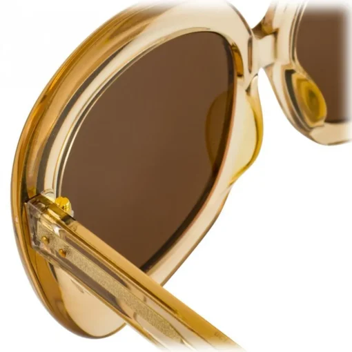 Linda Farrow Sunglasses & Eyewear-- 600 C5 Oversized Sunglasses - Ash - Eyewear - Avvenice