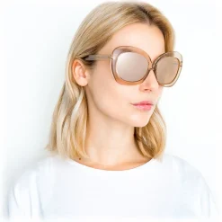 Linda Farrow Sunglasses & Eyewear-- 600 C5 Oversized Sunglasses - Ash - Eyewear - Avvenice