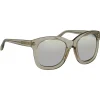 Linda Farrow Sunglasses & Eyewear-- 513 C3 Oversized Sunglasses - Truffle - Eyewear - Avvenice