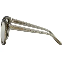Linda Farrow Sunglasses & Eyewear-- 513 C3 Oversized Sunglasses - Truffle - Eyewear - Avvenice