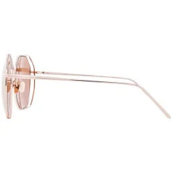 Linda Farrow Sunglasses & Eyewear-- 350 C13 Oversized Sunglasses - Rose Gold - Eyewear - Avvenice