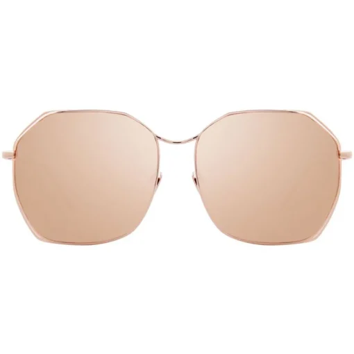 Linda Farrow Sunglasses & Eyewear-- 350 C13 Oversized Sunglasses - Rose Gold - Eyewear - Avvenice