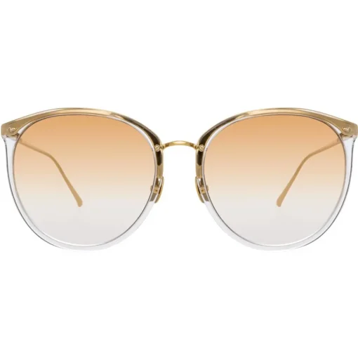 Linda Farrow Sunglasses & Eyewear-- 747 C15 Oversized Sunglasses - Clear - Eyewear - Avvenice