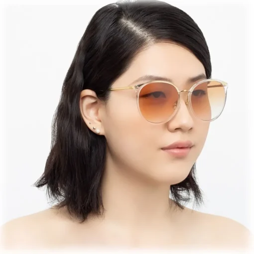 Linda Farrow Sunglasses & Eyewear-- 747 C15 Oversized Sunglasses - Clear - Eyewear - Avvenice