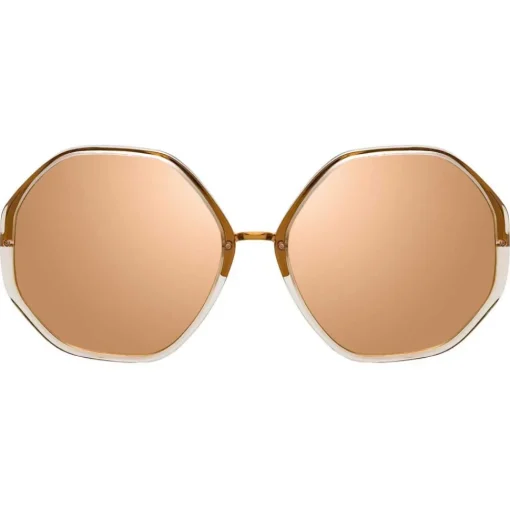 Linda Farrow Sunglasses & Eyewear-- 901 C4 Oversized Sunglasses - Ash - Eyewear - Avvenice