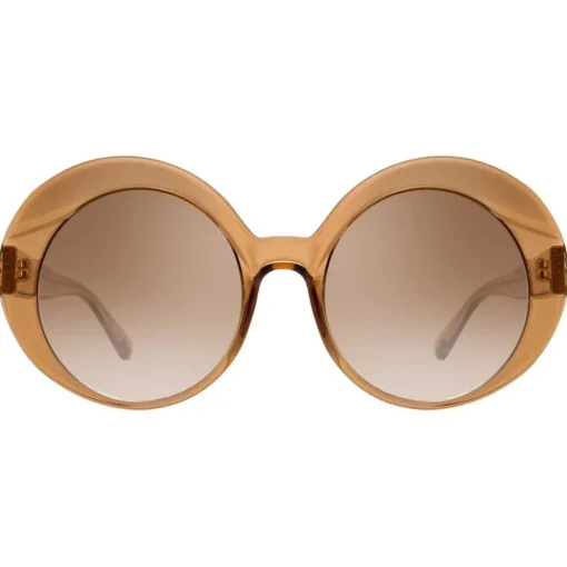 Linda Farrow Sunglasses & Eyewear-- 844 C4 Oversized Sunglasses - Tobacco - Eyewear - Avvenice