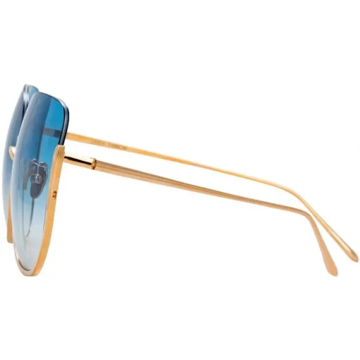 Linda Farrow Sunglasses & Eyewear-- 847 C5 Oversized Sunglasses - Rose Gold - Eyewear - Avvenice