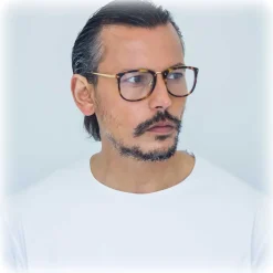 Linda Farrow Sunglasses & Eyewear-- 222 C12 Rectangular Optical Frames - Tortoiseshell - Eyewear - Avvenice