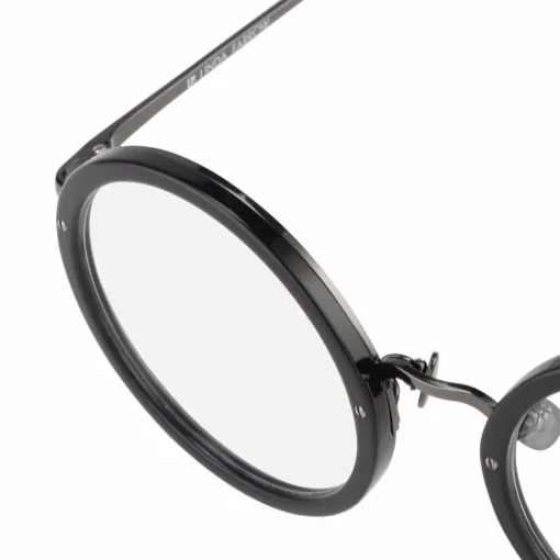 Linda Farrow Sunglasses & Eyewear-- 239 C19 Round Optical Frames - Black - Eyewear - Avvenice