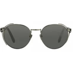 Linda Farrow Sunglasses & Eyewear-- 300 C11 Round Sunglasses - Titanium - Eyewear - Avvenice
