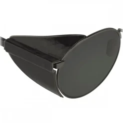 Linda Farrow Sunglasses & Eyewear-- 300 C11 Round Sunglasses - Titanium - Eyewear - Avvenice