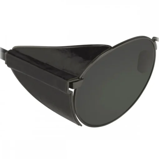 Linda Farrow Sunglasses & Eyewear-- 300 C11 Round Sunglasses - Titanium - Eyewear - Avvenice