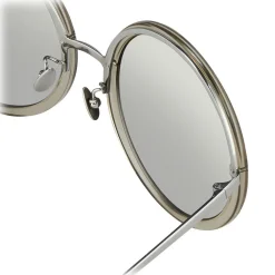 Linda Farrow Sunglasses & Eyewear-- 457 C12 Round Sunglasses - Truffle - Eyewear - Avvenice