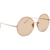Linda Farrow Sunglasses & Eyewear-- 626 C7 Square Sunglasses - Rose Gold - Eyewear - Avvenice