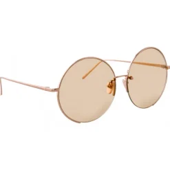 Linda Farrow Sunglasses & Eyewear-- 626 C7 Square Sunglasses - Rose Gold - Eyewear - Avvenice