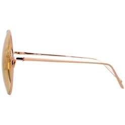 Linda Farrow Sunglasses & Eyewear-- 626 C7 Square Sunglasses - Rose Gold - Eyewear - Avvenice
