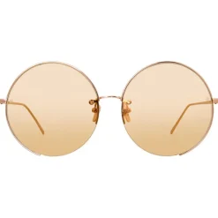 Linda Farrow Sunglasses & Eyewear-- 626 C7 Square Sunglasses - Rose Gold - Eyewear - Avvenice