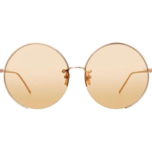 Linda Farrow Sunglasses & Eyewear-- 626 C7 Square Sunglasses - Rose Gold - Eyewear - Avvenice