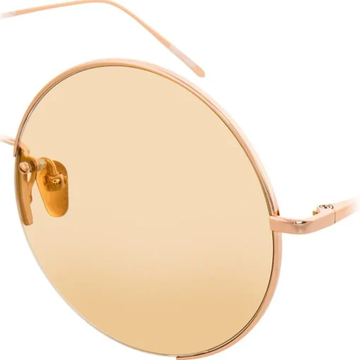 Linda Farrow Sunglasses & Eyewear-- 626 C7 Square Sunglasses - Rose Gold - Eyewear - Avvenice